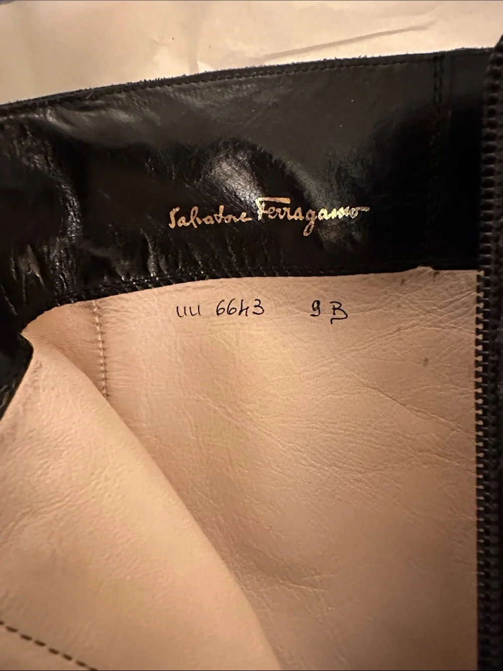 Vintage Ferragamo Women’s Leather Riding Boots 9B
